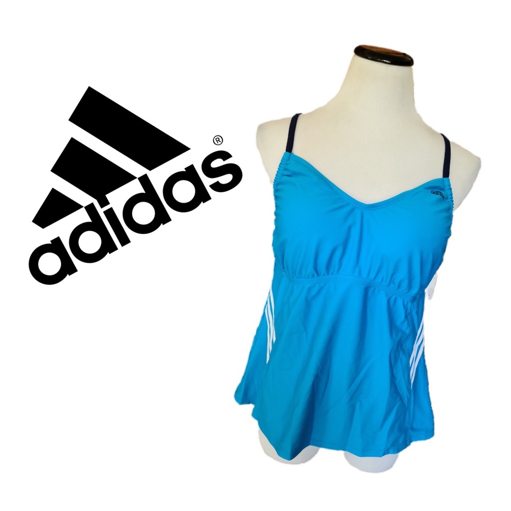 Adidas bandeaukini swim top size 16